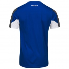 Head Tennis-Tshirt Club Technical 2022 (Moisture Transfer Microfiber Technologie) royalblau Jungen