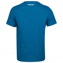 Head Tennis-Tshirt Font (Mischgewebe) blau/gelb Jungen