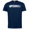 Head Tennis-Tshirt Font (Mischgewebe) dunkelblau/weiss Jungen