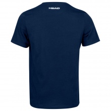 Head Tennis-Tshirt Font (Mischgewebe) dunkelblau/weiss Jungen