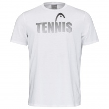 Head Tennis-Tshirt Club Colin 2022 (Baumwollmix) weiss Jungen
