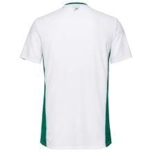 Head Tennis-Tshirt Club Technical 2021 weiss/grün Jungen