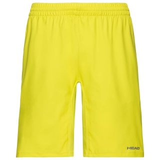 Head Tennishose Bermuda Club (UV-Schutz) kurz gelb Jungen