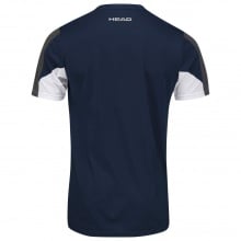 Head Tennis-Tshirt Club Technical 2022 (Moisture Transfer Microfiber Technologie) dunkelblau Herren