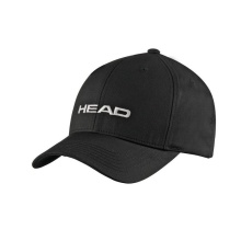 Head Cap Tennis Promotion (Baumwolle) schwarz