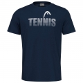 Head Tennis-Tshirt Club Colin (Baumwollmix) dunkelblau Herren