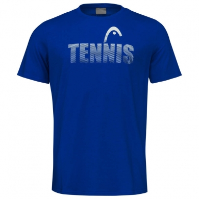Head Tennis-Tshirt Club Colin (Baumwollmix) royalblau Herren