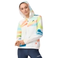 Head Kapuzenjacke Blur (elastischer Bund) weiss/bunt Damen