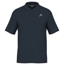 Head Tennis-Polo Performance 2024 (Polyester-Jacquard, schnelltrocknend) navyblau Herren
