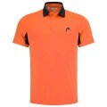 Head Tennis-Polo Slice 2023 (modern, atmungsaktiv) orange Herren