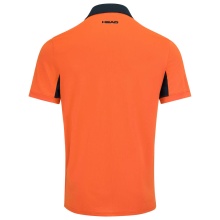 Head Tennis-Polo Slice 2023 (modern, atmungsaktiv) orange Herren