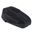 Head Tennis-Racketbag Djokovic Pro X Racquet Bag L (Schlägertasche, 2 Hauptfächer) 2025 schwarz 9er