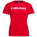 Head Tennis-Shirt Club Basic 2023 (Mischgewebe) rot Damen