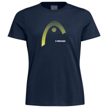 Head Tennis-Shirt Club Lara 2023 (Mischgewebe) dunkelblau Damen