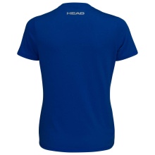 Head Tennis-Shirt Club Lucy 2023 (Polyester/Baumwolle) royalblau Damen