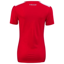 Head Tennis-Shirt Club 22 Tech 2022 (Moisture Transfer Microfiber Technologie) rot Damen