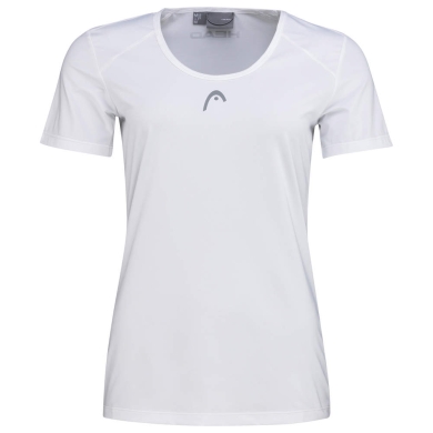 Head Tennis-Shirt Club Tech (Moisture Transfer Microfiber Technologie) weiss/weiss Damen