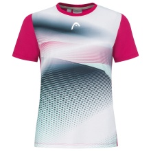 Head Tennis-Shirt Performance 2023 (modern, sportlich, feuchtigkeitsabsorbierend) weiss/violett Damen