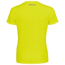 Head Tennis-Shirt Club 22 Lara (Baumwollmix) gelb Damen