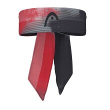 Head Stirnband Bandana - schwarz/grau/rot - 1 Stück