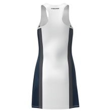 Head Tennis-Kleid Club 25 Dress (separate Innenhose) 2025 weiss/navyblau Damen