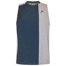 Head Tennis-Padel Tank Top (Mesh-Einsätze) grau/blau/orange Herren