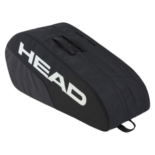 Head Tennis-Racketbag Base Racquet Bag M (Schlägertasche, 2 Hauptfächer) 2025 schwarz 6er