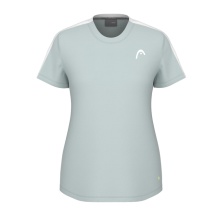 Head Tennis-Shirt Tie-Break 2024 (Moisture Transfer Microfiber Technologie) hellblau Damen