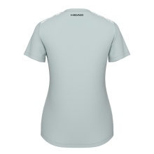 Head Tennis-Shirt Tie-Break II 2024 (atmungsaktiv, schnell trocknend) hellblau/weiss Damen