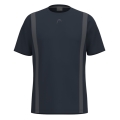 Head Tennis-Tshirt Club 25 Tech (100% Polyester, atmungsaktiv) 2025 navyblau Jungen