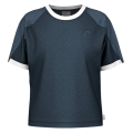 Head Tennis-Tshirt Play Tech (Moisture Transfer Microfiber Technologie) navyblau Damen