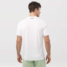 Head Tennis-Tshirt Play Tech II (atmungsaktiv, Mesh-Einsätze) weiss/grün Herren