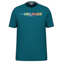 Head Tennis-Tshirt Rainbow (Mischgewebe, feuchtigkeitsabsorbierend) 2025 tealblau Herren