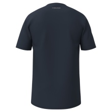 Head Tennis-Tshirt Simple (100% Polyester) 2025 navyblau Herren