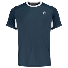 Head Tennis-Tshirt Slice 2023 (atmungsaktiv) navyblau Jungen