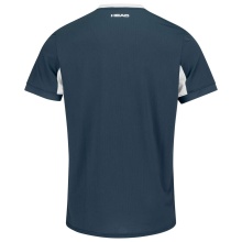 Head Tennis-Tshirt Slice 2023 (atmungsaktiv) navyblau Jungen