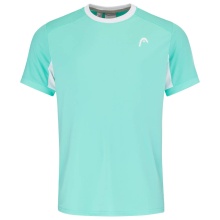 Head Tennis-Tshirt Slice 2023 (schnelltrocknend, atmungsaktiv) türkis Herren