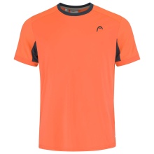 Head Tennis-Tshirt Slice 2023 (atmungsaktiv) orange Jungen