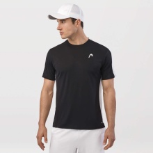 Head Tennis-Tshirt Slice 2024 (atmungsaktiv, Mesh-Einsätze) schwarz Herren