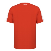 Head Tennis-Tshirt Slice 2024 (atmungsaktiv, Mesh-Einsätze) orange Herren