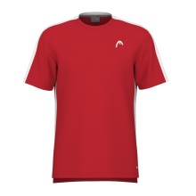 Head Tennis-Tshirt Slice 2024 (atmungsaktiv, Mesh-Einsätze) rot Herren