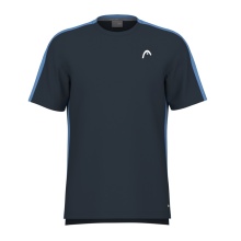 Head Tennis-Tshirt Slice 2024 (atmungsaktiv, Mesh-Einsätze) navyblau Jungen