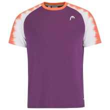 Head Tennis-Tshirt Topspin 2023 (schnelltrocknend, modern) violett/orange Herren