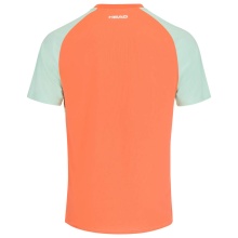 Head Tennis-Tshirt Topspin 2023 (schnelltrocknend, modern) pastellgrün/orange Herren