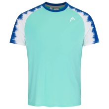 Head Tennis-Tshirt Topspin 2023 (schnelltrocknend, modern) türkis Herren