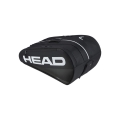 Head Tennis-Racketbag Tour Racquet Bag XL (Schlägertasche, 3 Hauptfächer) 2026 schwarz/weiss 12er