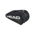 Head Tennis-Racketbag Tour Racquet Bag L (Schlägertasche, 2 Hauptfächer) 2026 schwarz/weiss 9er