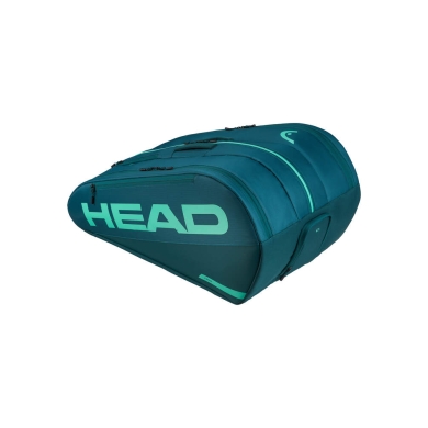 Head Tennis-Racketbag Tour Racquet Bag XL (Schlägertasche, 3 Hauptfächer) 2026 tealgrün 12er