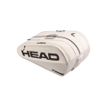 Head Tennis-Racketbag Tour Racquet Bag XL (Schlägertasche, 3 Hauptfächer) 2026 weiss/grau 12er