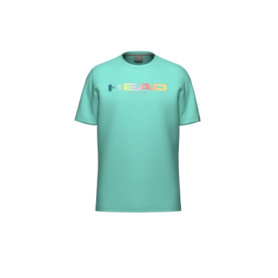 Head Tennis-Tshirt Rainbow Junior (Mischgewebe) türkisblau Jungen